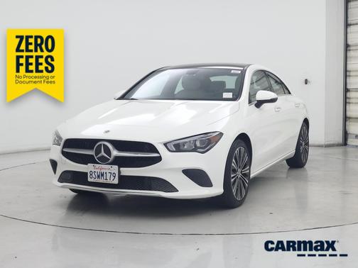 White 2021 Mercedes-Benz CLA 250