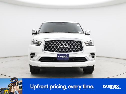 White 2023 INFINITI QX80 Sensory