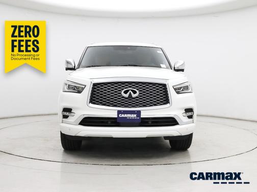 White 2023 INFINITI QX80 Sensory