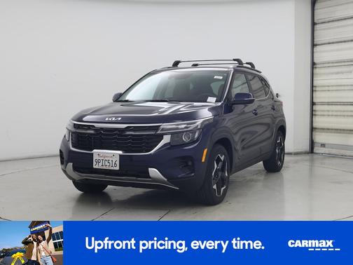Blue 2024 Kia Seltos EX
