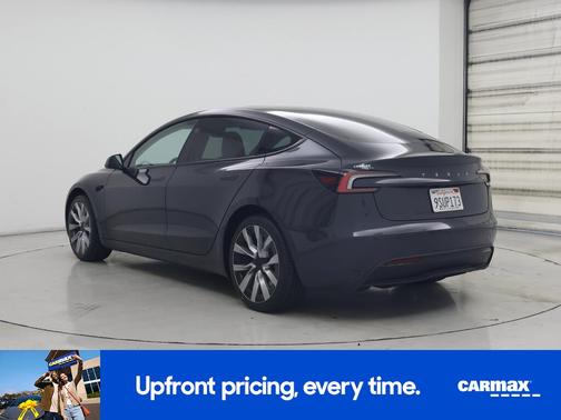 Gray 2025 Tesla Model 3 Long Range