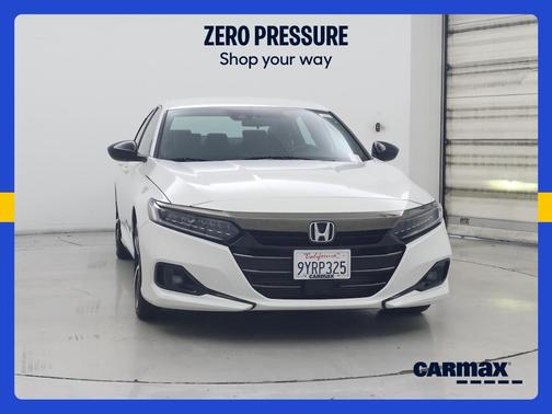 White 2022 Honda Accord Sport