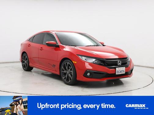 Red 2021 Honda Civic Sport