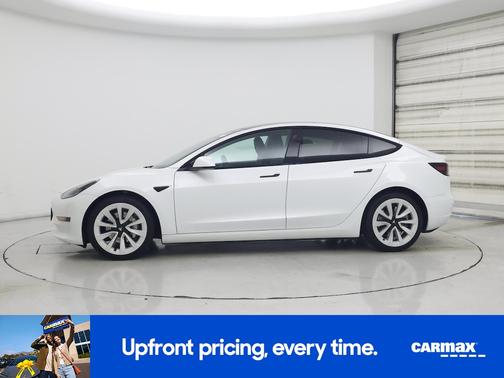 White 2021 Tesla Model 3 Long Range