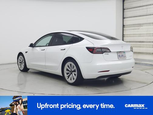 White 2021 Tesla Model 3 Long Range