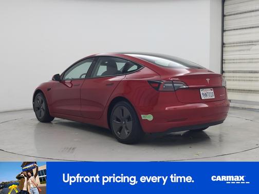 Red 2023 Tesla Model 3 Long Range