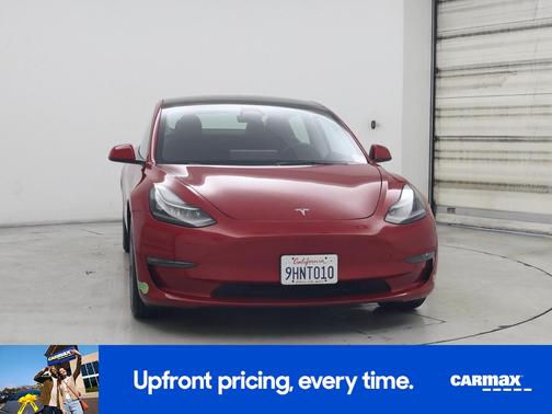 Red 2023 Tesla Model 3 Long Range