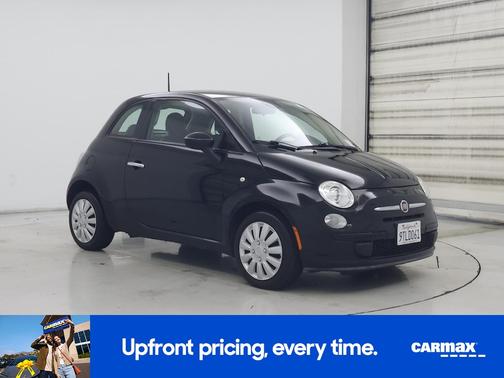Black 2015 FIAT 500 Pop