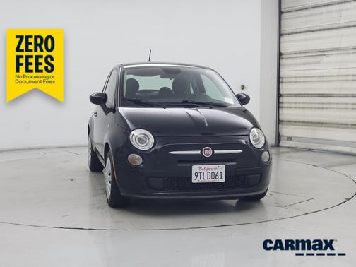 Black 2015 FIAT 500 Pop