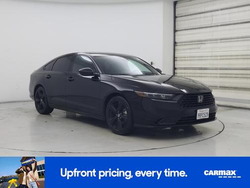 Black 2024 Honda Accord Hybrid Sport-L