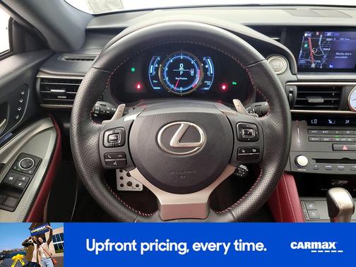 White 2015 Lexus RC 350