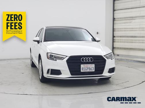 White 2017 Audi A3 Premium