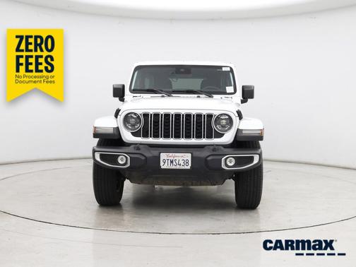 White 2025 Jeep Wrangler Sahara
