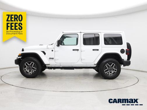 White 2025 Jeep Wrangler Sahara