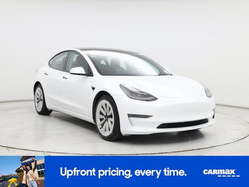 White 2022 Tesla Model 3 Long Range