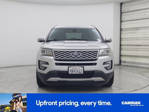 Silver 2017 Ford Explorer Platinum