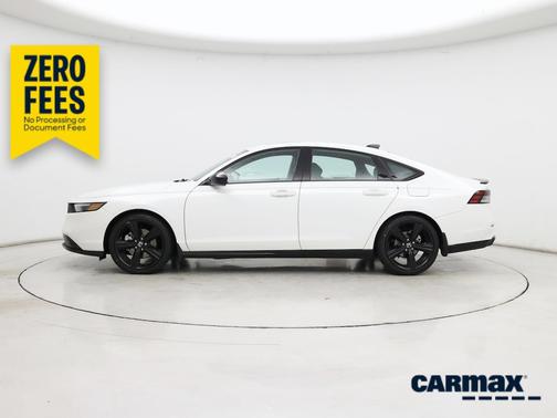 White 2023 Honda Accord Hybrid Sport-L