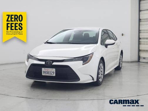 White 2023 Toyota Corolla LE