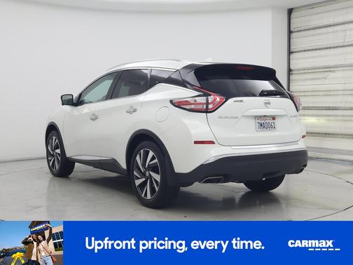 White 2015 Nissan Murano Platinum