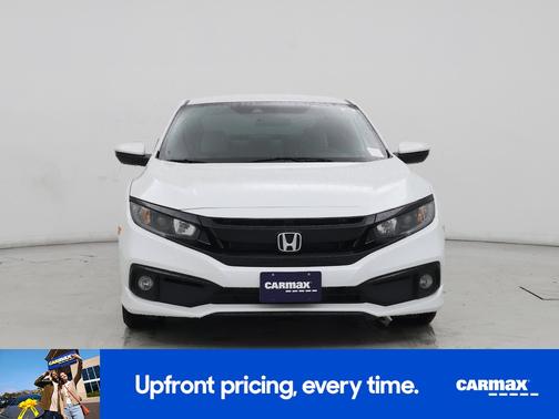 White 2019 Honda Civic LX
