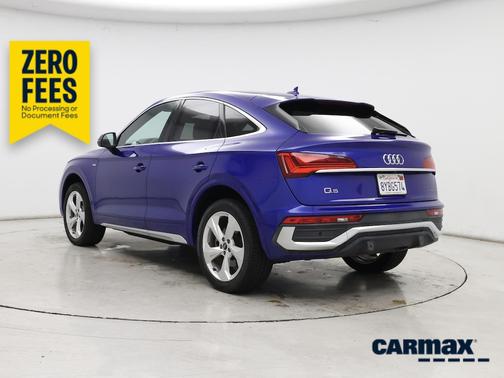 Blue 2021 Audi Q5 Sportback Premium Plus