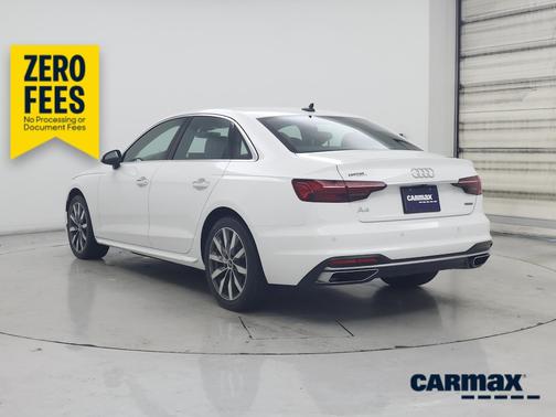 White 2021 Audi A4 Premium