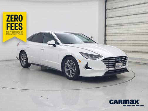White 2020 Hyundai SONATA SE