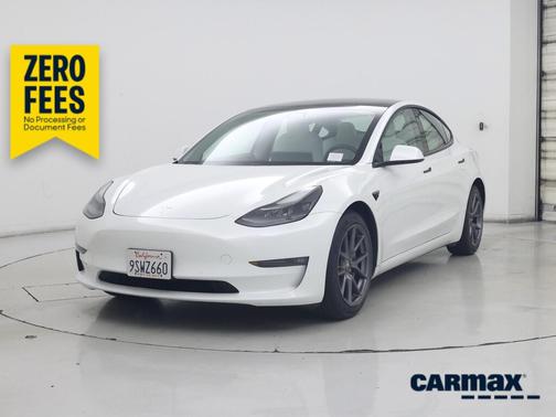 White 2021 Tesla Model 3 Long Range