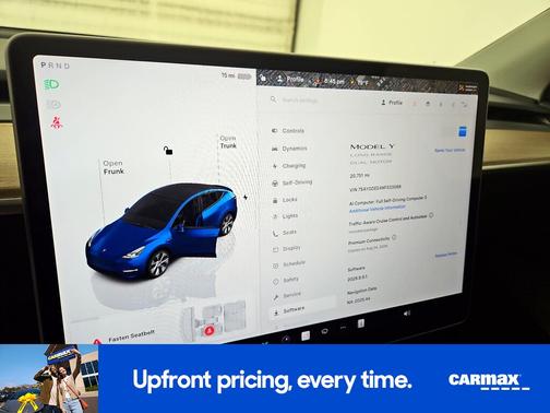 Blue 2022 Tesla Model Y Long Range