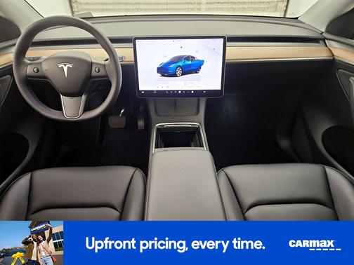 Blue 2022 Tesla Model Y Long Range