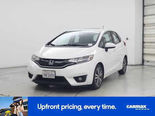 White 2015 Honda Fit EX