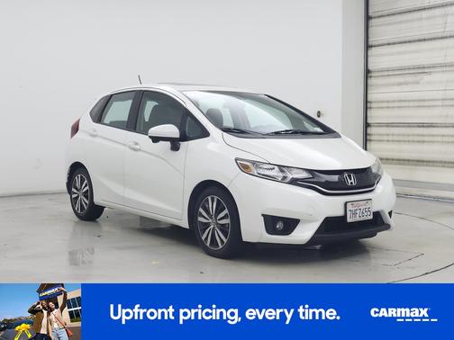 White 2015 Honda Fit EX