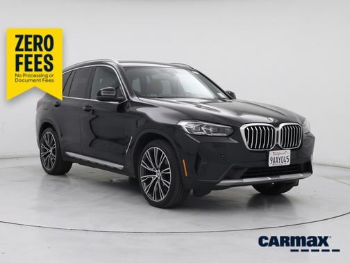 Black 2022 BMW X3 XDrive30i