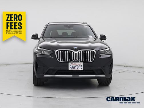 Black 2022 BMW X3 XDrive30i