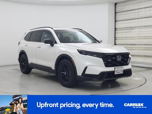 White 2025 Honda CR-V Hybrid Sport