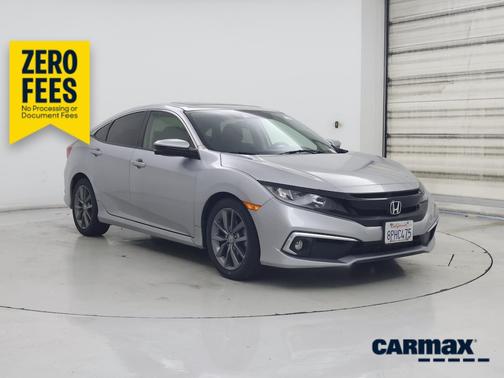 Silver 2019 Honda Civic EX