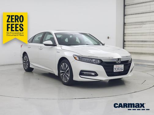 White 2019 Honda Accord Hybrid EX