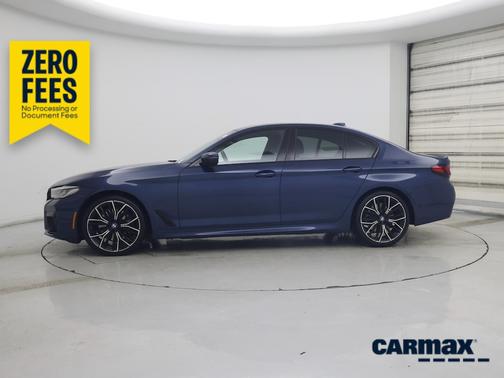 Blue 2021 BMW 540 I