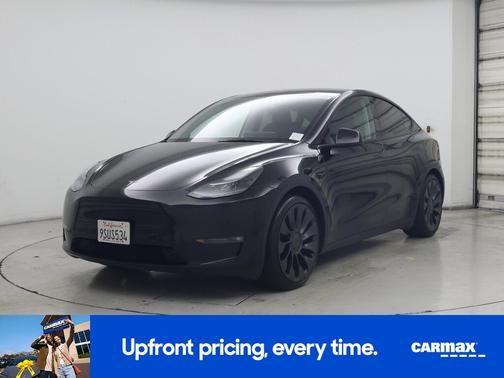 Black 2025 Tesla Model Y Performance