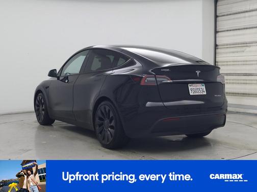 Black 2025 Tesla Model Y Performance