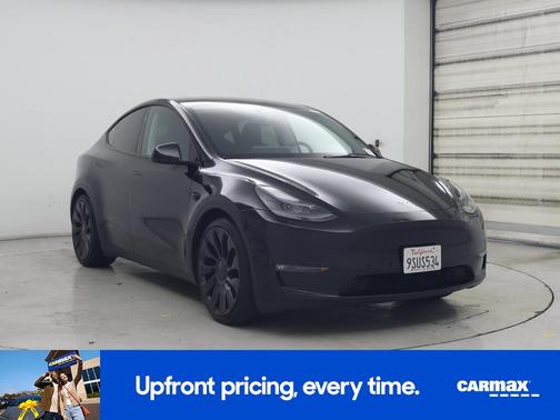 Black 2025 Tesla Model Y Performance
