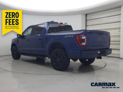 Blue 2022 Ford F-150 Lariat