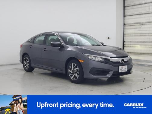 Gray 2017 Honda Civic EX