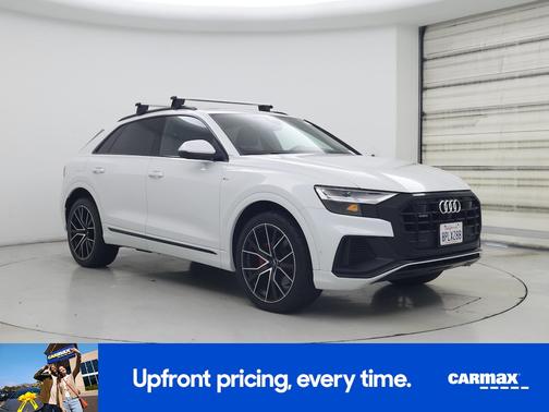 White 2019 Audi Q8 Premium Plus