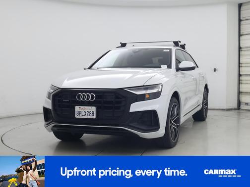 White 2019 Audi Q8 Premium Plus