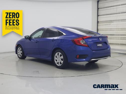 Blue 2019 Honda Civic LX