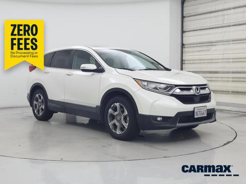 White 2018 Honda CR-V EX
