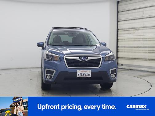 Blue 2021 Subaru Forester Limited