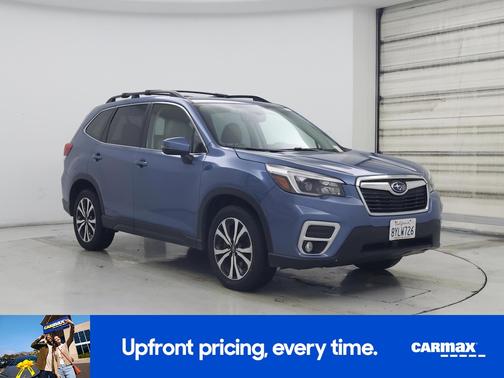 Blue 2021 Subaru Forester Limited