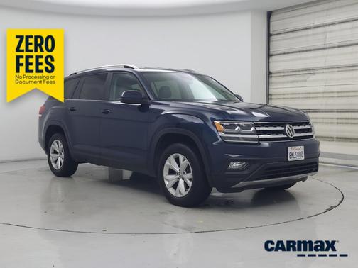 Blue 2019 Volkswagen Atlas SE w/Tech